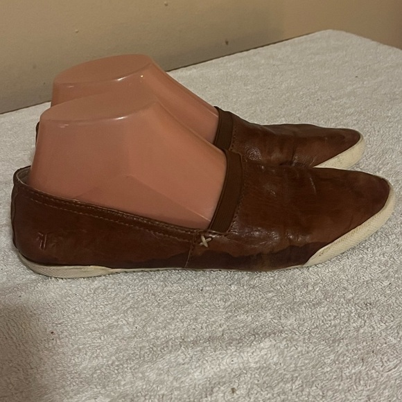 Frye Melanie Imperfections Leather Shoes Sz 7 1/2 - Picture 2 of 14